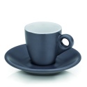 Filiżanki do espresso ze spodkami KELA 2 sztuki 0,05 L szare