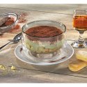 Miseczki deserowe o podwójnych ściankach, 2 szt., szkło borokrzemowe, 0,4 l, szare