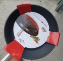 Patelnia żeliwna KUCHENPROFI śred. 24 cm czarna