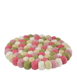 Podkładka pod gorące naczynia śred. 21 cm owcza wełna odcienie pastelowe CILIO