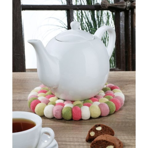 Podkładka pod gorące naczynia śred. 21 cm owcza wełna odcienie pastelowe CILIO