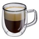 Szklanki do espresso o podwójnych ściankach 2 sztuki 0,08 L szare CILIO